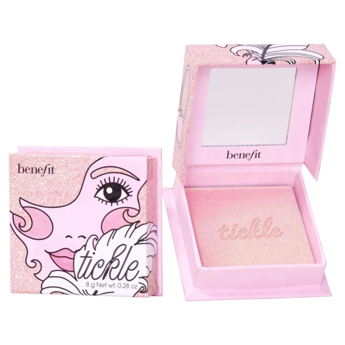 Get a radiant glow with Benefit Cosmetics Tickle Highlighter. This face makeup powder highlighter is perfect for adding a luminous finish to your look. Buy online at the best price in Bangladesh. - Lavishta