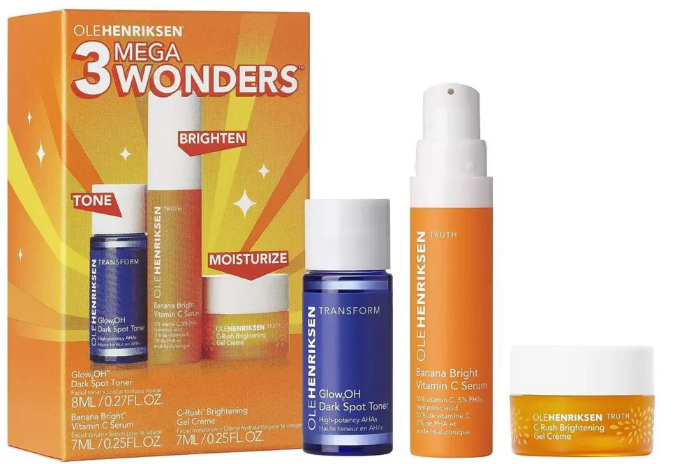 Transform your skin with Olehenriksen 3 Mega Wonders set. Elevate your face care routine with this skin care must-have. Buy online at the best price in Bangladesh. - Lavishta