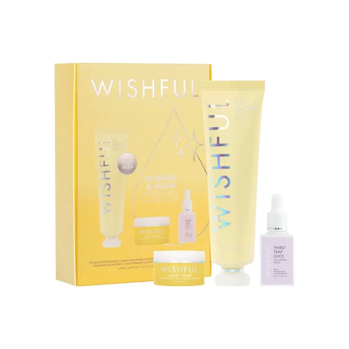 Shop the Wishful Hydrate & Glow Trio set for all your skin care needs. Achieve radiant, hydrated skin with this face care set. Buy online at the best price in Bangladesh today! - Lavishta