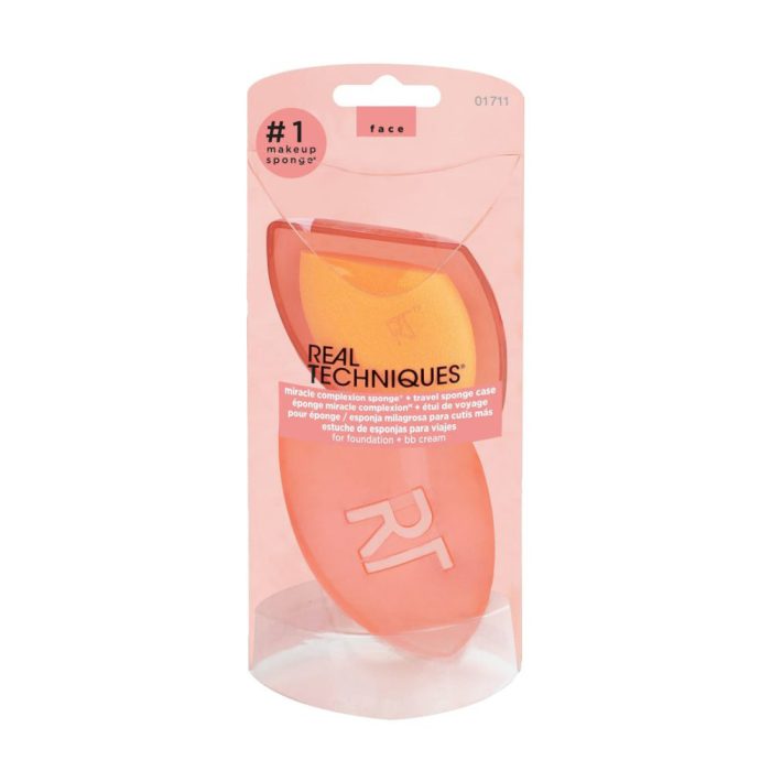 Elevate your makeup routine with the Real Techniques Miracle Complexion Sponge+ Sponge Case. Shop the best brush sets online at the best price in Bangladesh. Perfect your look with this must-have makeup tool set. - Lavishta