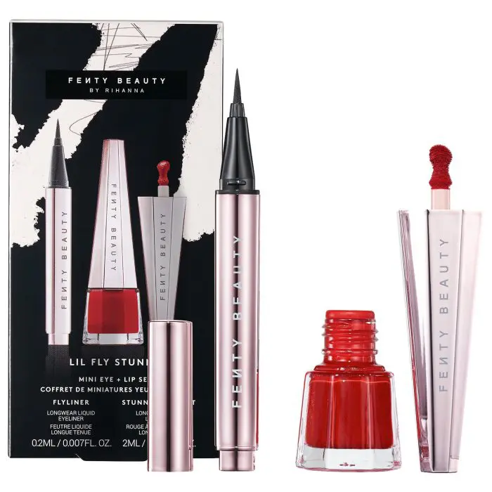 Get the ultimate glam with the Fenty Beauty Lil Fly Stunna Mini Eye + Lip Set. This makeup set bundle is a must-have for beauty lovers. Buy online at the best price in Bangladesh today! - Lavishta