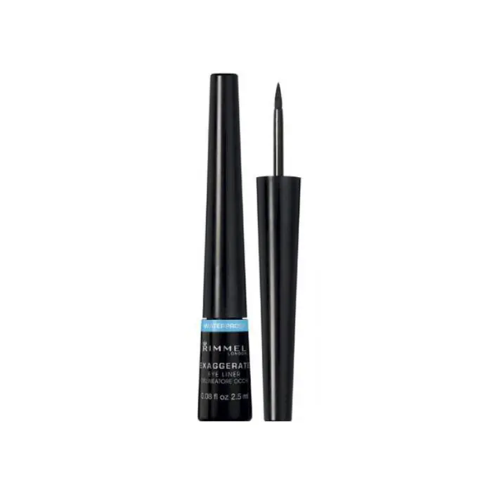 Enhance your eye makeup with Rimmel Exaggerate Liquid Eye Liner. Buy online at the best price in Bangladesh for a precise and bold eyeliner look. Perfect your winged eye with this liquid formula today! - Lavishta