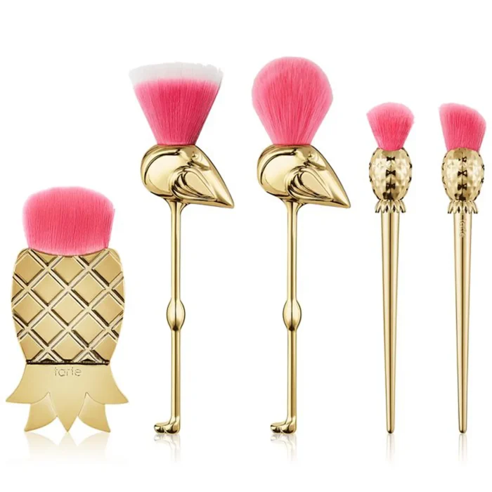 Get your hands on the Tarte Let's Flamingle Brush Set, a must-have makeup tool set. Buy online at the best price in Bangladesh. Upgrade your beauty routine with this high-quality brush set today! - Lavishta