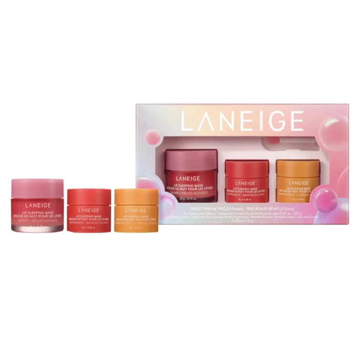 Experience the best of K-Beauty with Laneige Sweet Dream Trio Set. This set includes lip care gel for soft, hydrated lips. Buy online at the best price in Bangladesh. - Lavishta