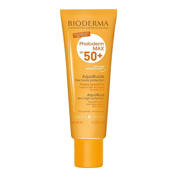 Looking for K-Beauty sunscreen with UV protection? Buy Bioderma Photoderm Max Aquafluide Spf 50+ online at the best price in Bangladesh. Stay protected and radiant all day! - Lavishta