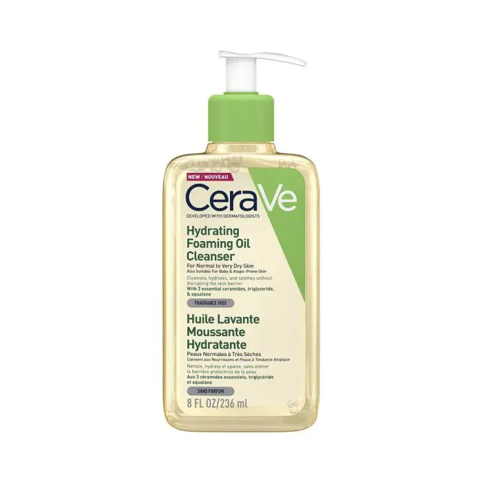 Looking for a gentle yet effective skin care cleanser with hydrating oil? Buy Cerave Hydrating Foaming Oil Cleanser online at the best price in Bangladesh. Perfect for all skin types. - Lavishta