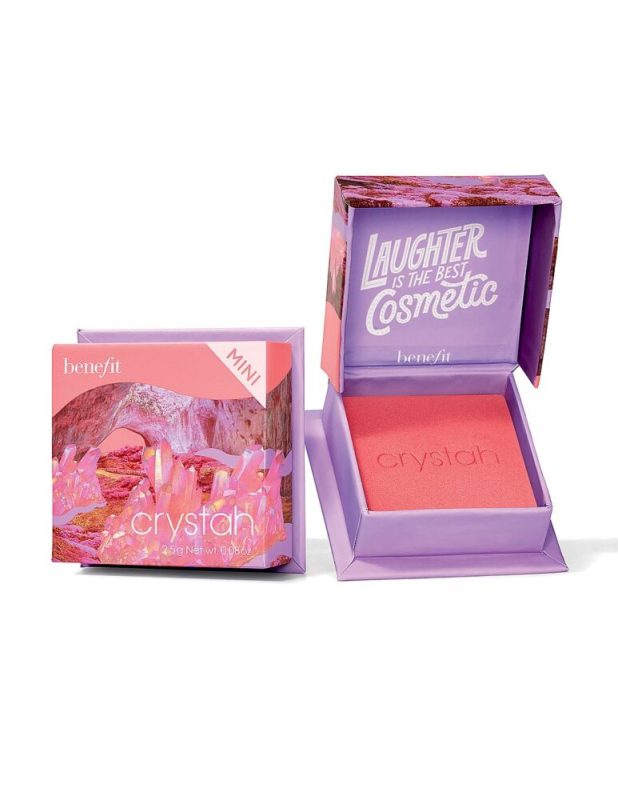 Achieve a rosy glow with Benefit Cosmetics Crystah Strawberry Pink Blush Travel Size Mini. This face makeup powder blush is perfect for on-the-go touch-ups. Buy online at the best price in Bangladesh! - Lavishta