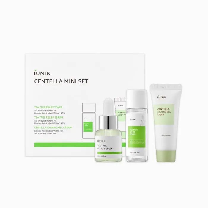 Discover the power of K-Beauty with the Iunik Centella Mini Set. Elevate your face care routine with this must-have set, available to buy online at the best price in Bangladesh. Shop now and experience glowing skin like never before! - Lavishta