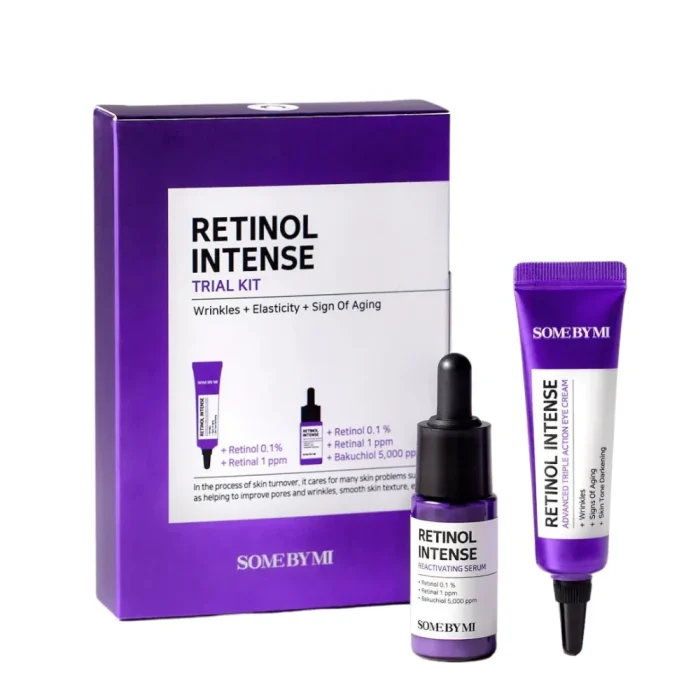 Experience the power of K-Beauty with Some By Mi Retinol Intense Trial Kit. Transform your face care routine with this set, available to buy online at the best price in Bangladesh. Try it now! - Lavishta