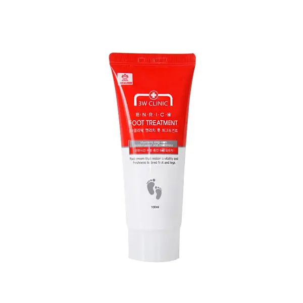 Experience the best of K-Beauty with 3W CLINIC Enrich Foot Treatment. Pamper your body with this single-step solution, available to buy online at the best price in Bangladesh. Treat your feet today! - Lavishta