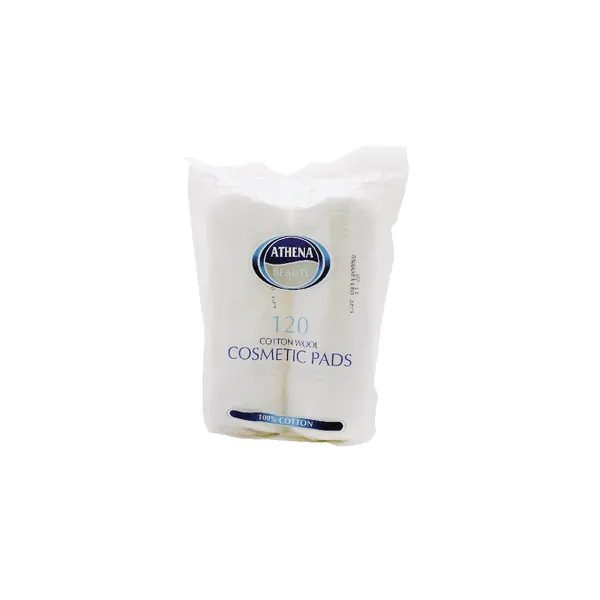 athena cotton wool cosmetic pads 120pcs