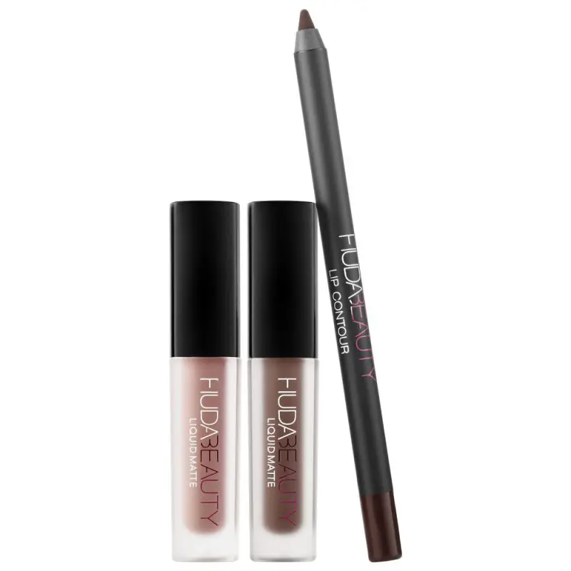 huda beauty lip contour set
