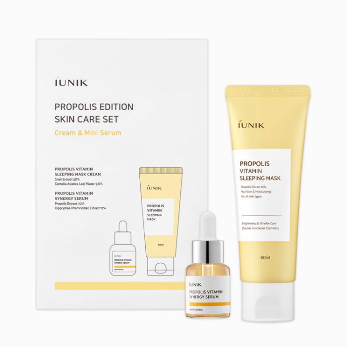 Shop the Iunik Propolis Edition Skincare Set, a must-have K-Beauty face care set, online at the best price in Bangladesh. Enhance your skincare routine with this top-rated set today! - Lavishta