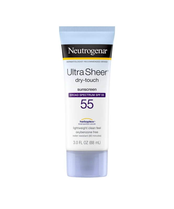 Protect your skin with Neutrogena Ultra Sheer Dry-Touch Sunscreen 88ml - SPF55. Get UV protection and buy online at the best price in Bangladesh. Shop now for top-quality skin care! - Lavishta