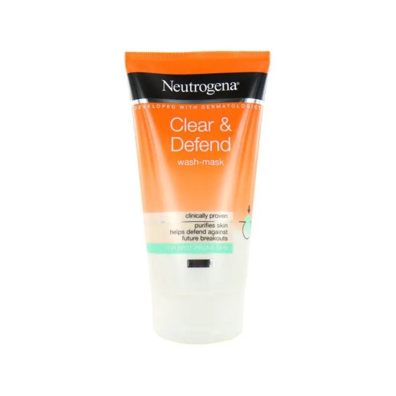 neutrogena clear and defend wash mask 150ml