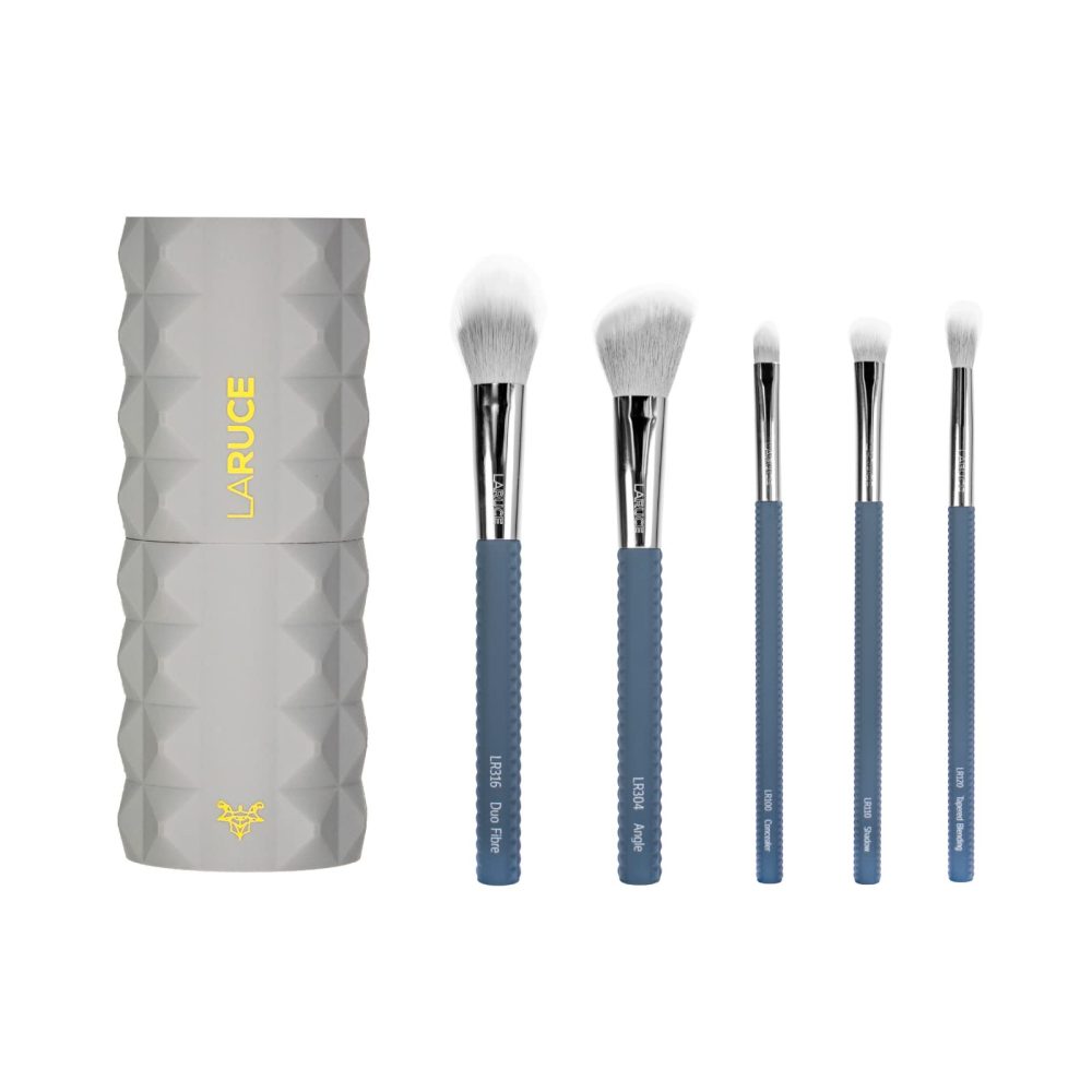 BH Cosmetics Metal Rose Brush Set - Option : 11 pc