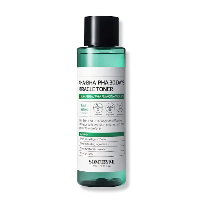 Looking for the best K-Beauty face toner? Buy SOME BY MI Aha-bha-pha 30 Days Miracle Toner online at the best price in Bangladesh. Transform your skin in just 30 days! - Lavishta