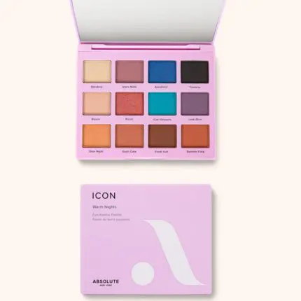 Elevate your eye makeup game with the Absolute New York Warm Nights Icon Eyeshadow Palette. Shop online for the best price in Bangladesh on this must-have eyeshadow palette. Achieve stunning looks with this versatile palette. - Lavishta