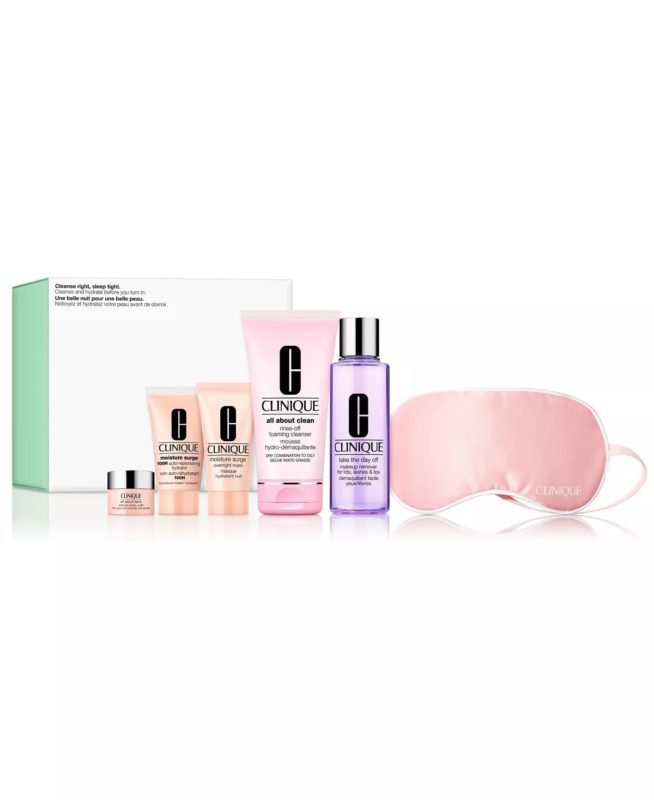 Achieve radiant skin with Clinique Cleanse Right, Sleep Tight Set. This skin care bundle includes everything you need for a flawless complexion. Buy online at the best price in Bangladesh. - Lavishta