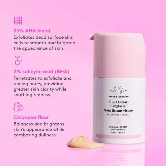 Looking for the best price on Drunk Elephant T.L.C. Sukari Babyfacial AHA/BHA Exfoliating Face Mask in Bangladesh? Discover this top-rated skin care mask for face care online. Shop now! - Lavishta