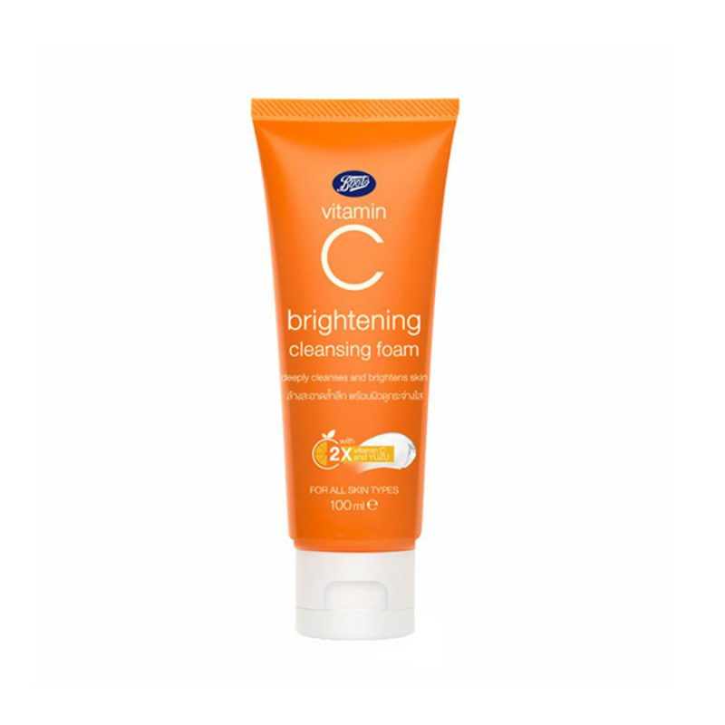 Get glowing skin with Boots Vitamin C Brightening Cleansing Foam. This face makeup cleanser in foam form is a must-have for your skincare routine. Buy online at the best price in Bangladesh for radiant, healthy-looking skin. - Lavishta