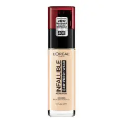 Achieve flawless skin with Loreal Paris 24 Hour Fresh Wear Foundation. This liquid matte face makeup provides long-lasting coverage. Buy online at the best price in Bangladesh. - Lavishta