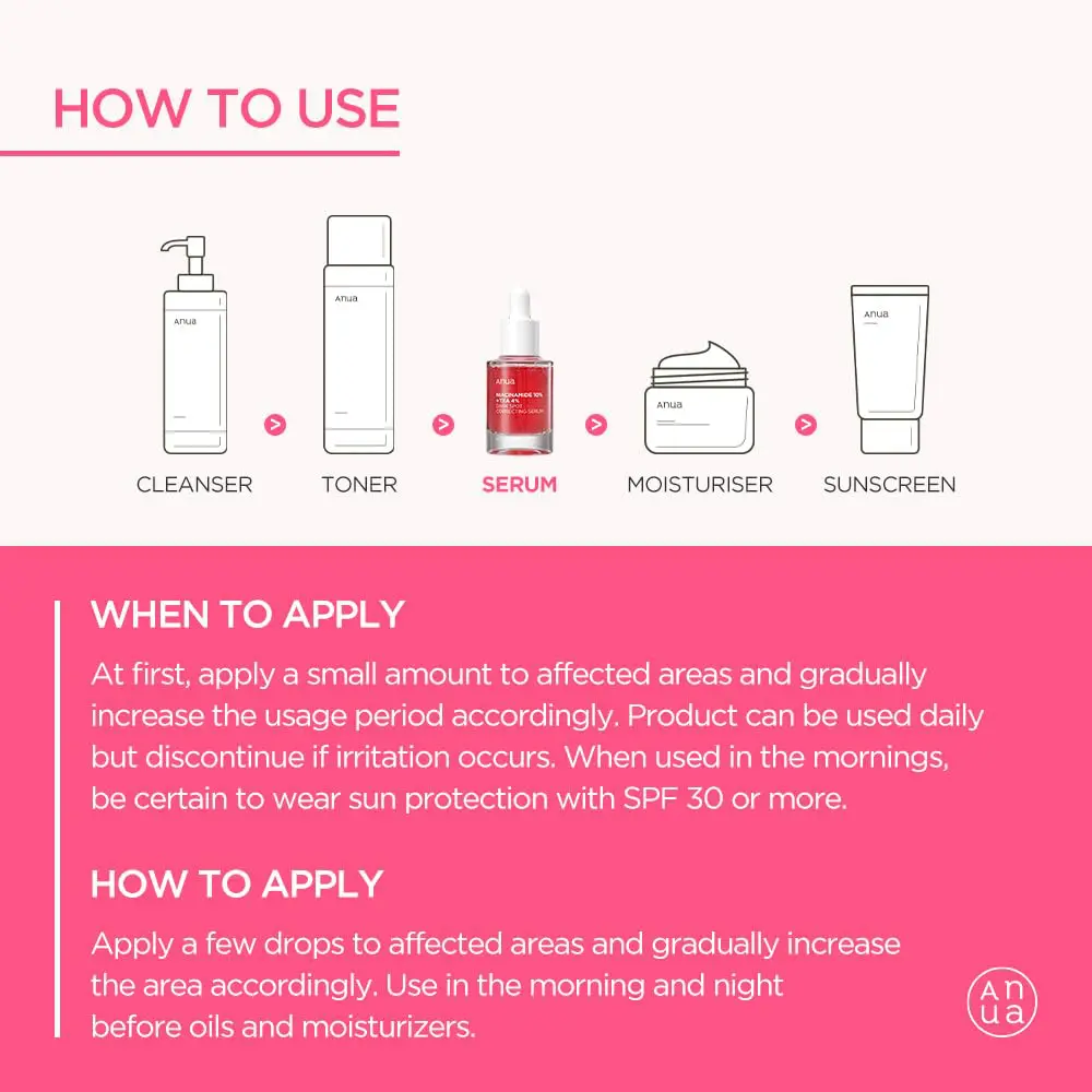 Transform your skin with Anua Niacinamide 10% + TXA 4% Dark Spot Correcting Serum, a K-Beauty face serum. Buy online at the best price in Bangladesh for radiant, even-toned skin. - Lavishta