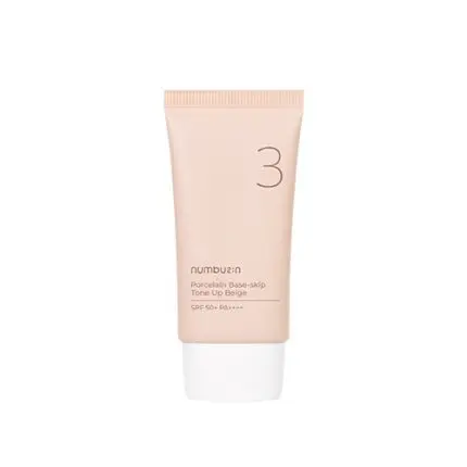 Get the best price in Bangladesh for Numbuzin No.3 Porcelain Base-skip Tone Up Beige cream. Experience K-Beauty with this creamy formula. Buy online now! - Lavishta