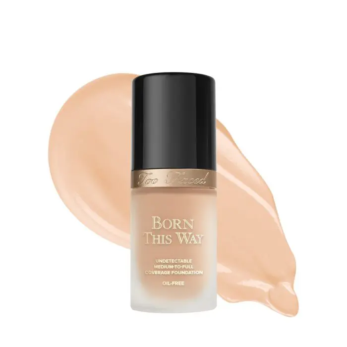 Too Faced - Born This Way Flawless Coverage Natural Finish Foundation - Almond|Golden Beige|Ivory|Light Beige|Natural Beige|Nude|Pearl|Porcelain|Seashell|Snow|Swan|Vanilla|Warm Nude too faced born this way flawless coverage