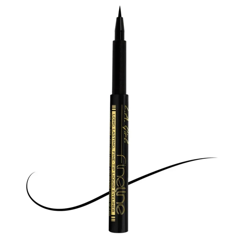 l a girl fineline eyeliner gle721 black
