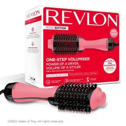 revlon one step volumiser hair styler rose