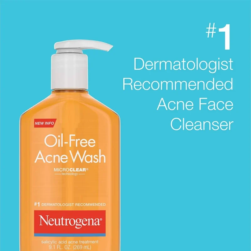 neutrogena oil free acne wash 269ml