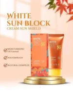 DABO - White Sunblock Cream Power Sun Shield 50+ PA+++ - 70ml - Image 2