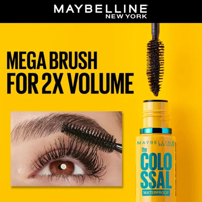 1332802_maybelline-new-york-mascara-volumizing-lengthening-waterproof-black-volume-express-colossal-10ml Maybelline - The Colossal Waterproof Mascara - Image 1