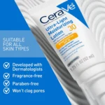 cerave ultra light moisturizing lotion spf 30