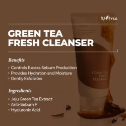isntree green tea fresh cleanser 120ml