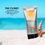 3W CLINIC - Intensive UV Sunblock Cream SPF50 PA+++ - 70ml - Image 2