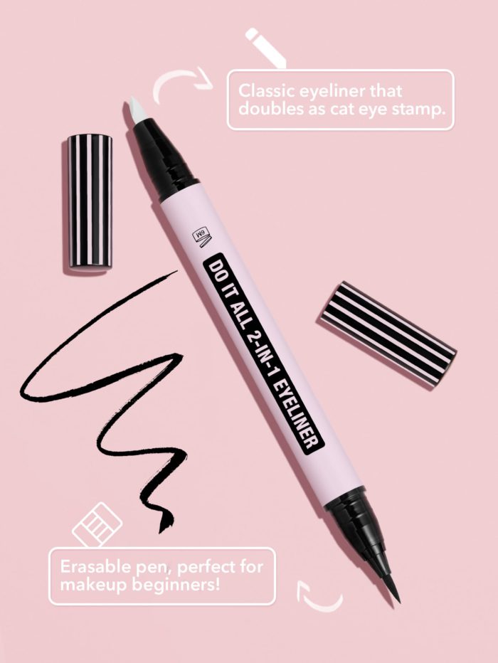 16717740608fb32e4e94771fc9e8e1e7fb4e38c297 Sheglam - Do It All 2-in-1 Eyeliner - Black - Image 1