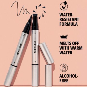 Sheglam - Wing It Waterproof Liner Duo - Black