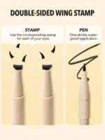 Sheglam - Get Foxy Eye Stamp & Liner Pen - Black - Image 2