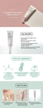 AXIS-Y - Calamine Pore Control Capsule Serum - 50ml - Image 5