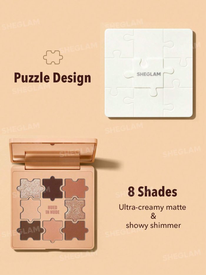 16944114747cc49207f1a791f7f000bb978236cf5a_wk_sheglam Sheglam - Jazy Jigsaw Eyeshadow Palette - Hued in Nude - Image 1