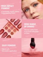 Sheglam - Floral Flush Blush Palette - Multicolor - Image 2