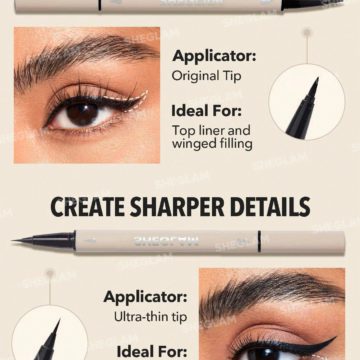 Sheglam - Multi-Tasker Line & Detail Eyeliner Pen - Black