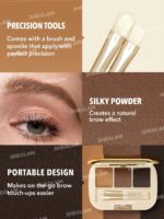 Sheglam - Expert Eyebrow Palette - 101 Dark Brown - Image 2