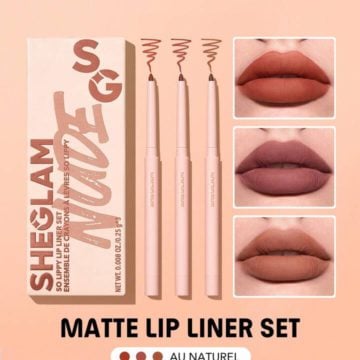 Sheglam - So Lippy Lip Liner Set - Au Naturel