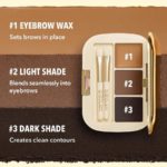 Sheglam - Expert Eyebrow Palette - 101 Dark Brown