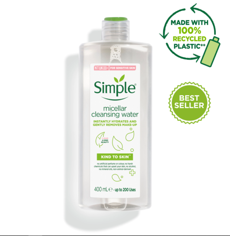 simple kind to skin micellar cleansing 400ml