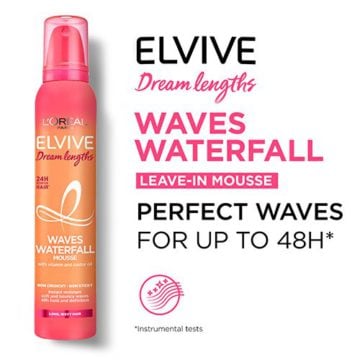Loreal Paris - Elvive Dream Lengths Waves Waterfall Hair Mousse - 200ml