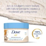 Dove - Exfoliating Body Scrub Macadamia & Rice Milk - 225ml - Image 5
